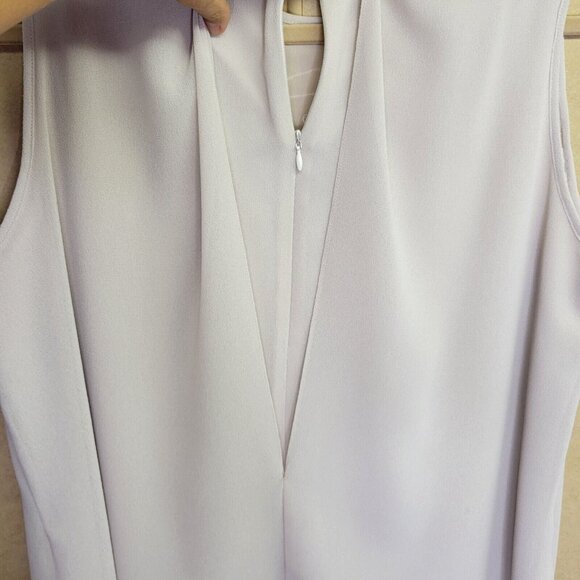 Vintage Ursula of Switzerland Women Dress Sz 16 Cream Layered w/ Open Blouse Set - Picture 8 of 16